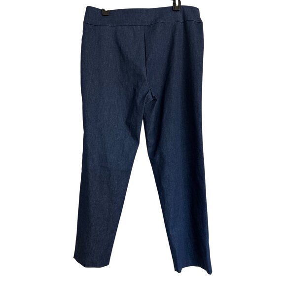 Krazy Larry Pull on Denim Pants Size 14 Style P607 Stretch Stretch Leg NWT Jean - Picture 11 of 13